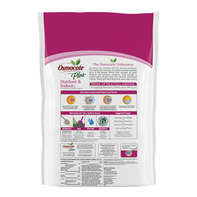 Osmocote Plus – Outdoor & Indoor Plant Food – 8lb